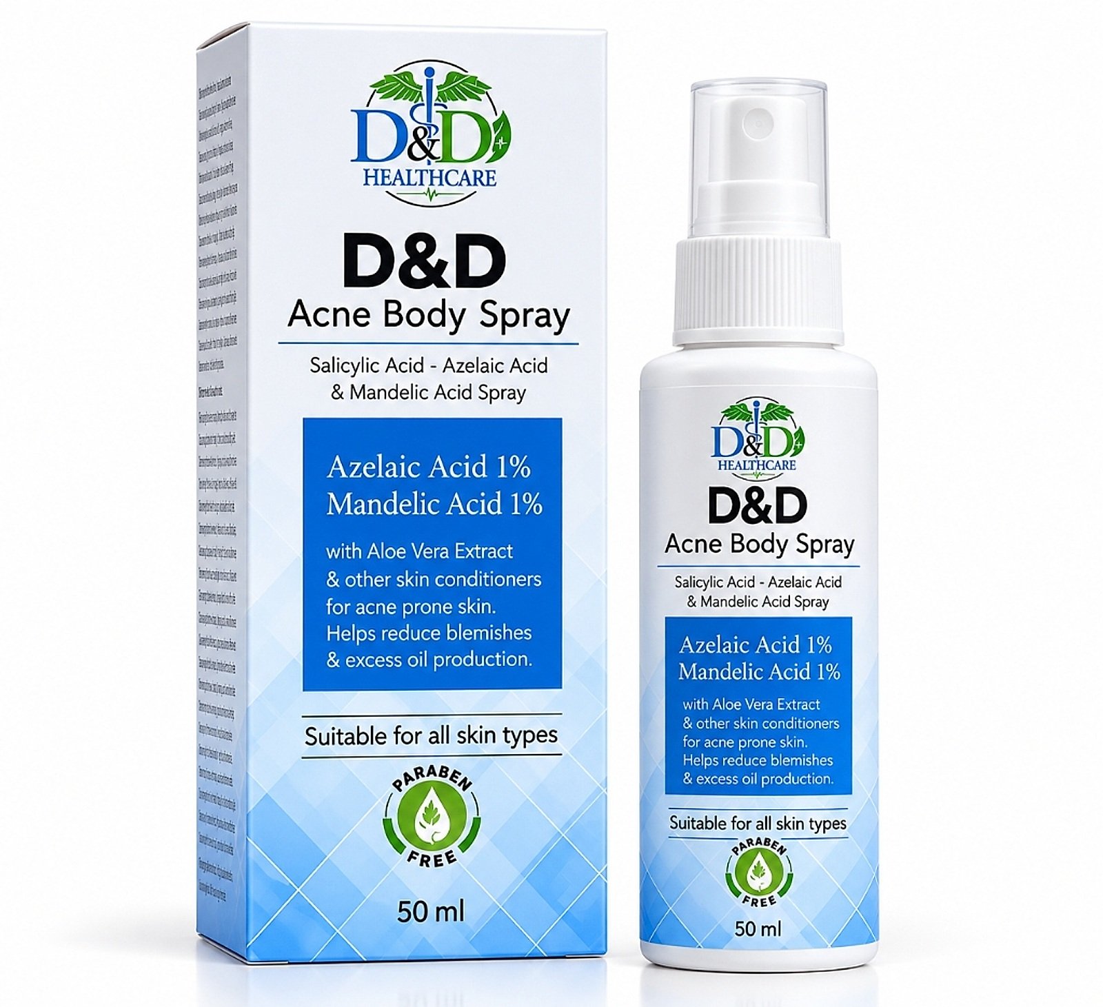 D&D Acne Body Spray